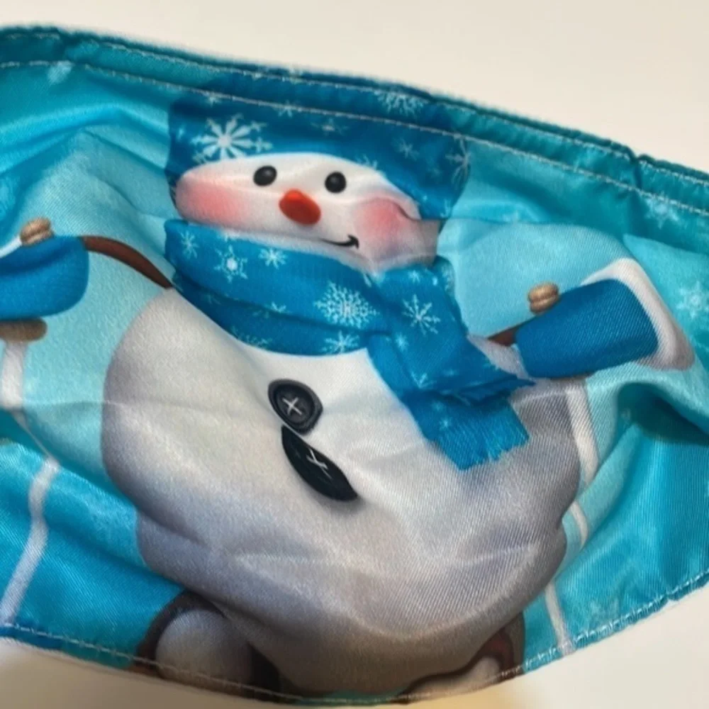 Face mask filter set adult winter snowman set of 2 New